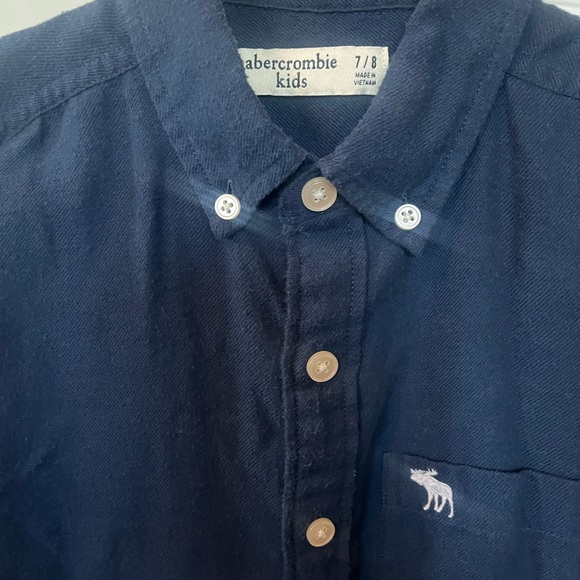 Abercrombie Kids Blue Button-Down Dress Shirt - Picture 2 of 3